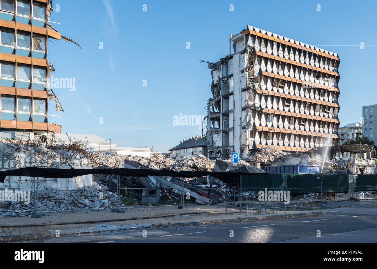 Die K&H Bank Budapest Stockfoto