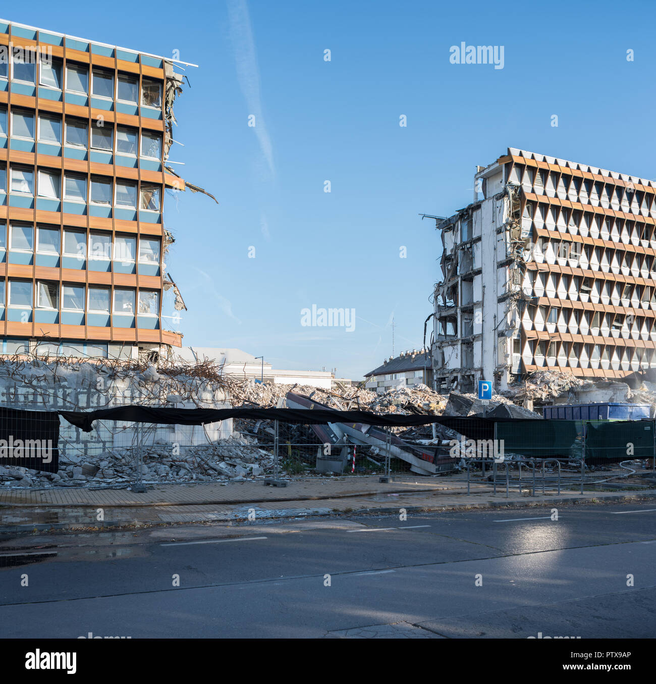 Die K&H Bank Budapest Stockfoto