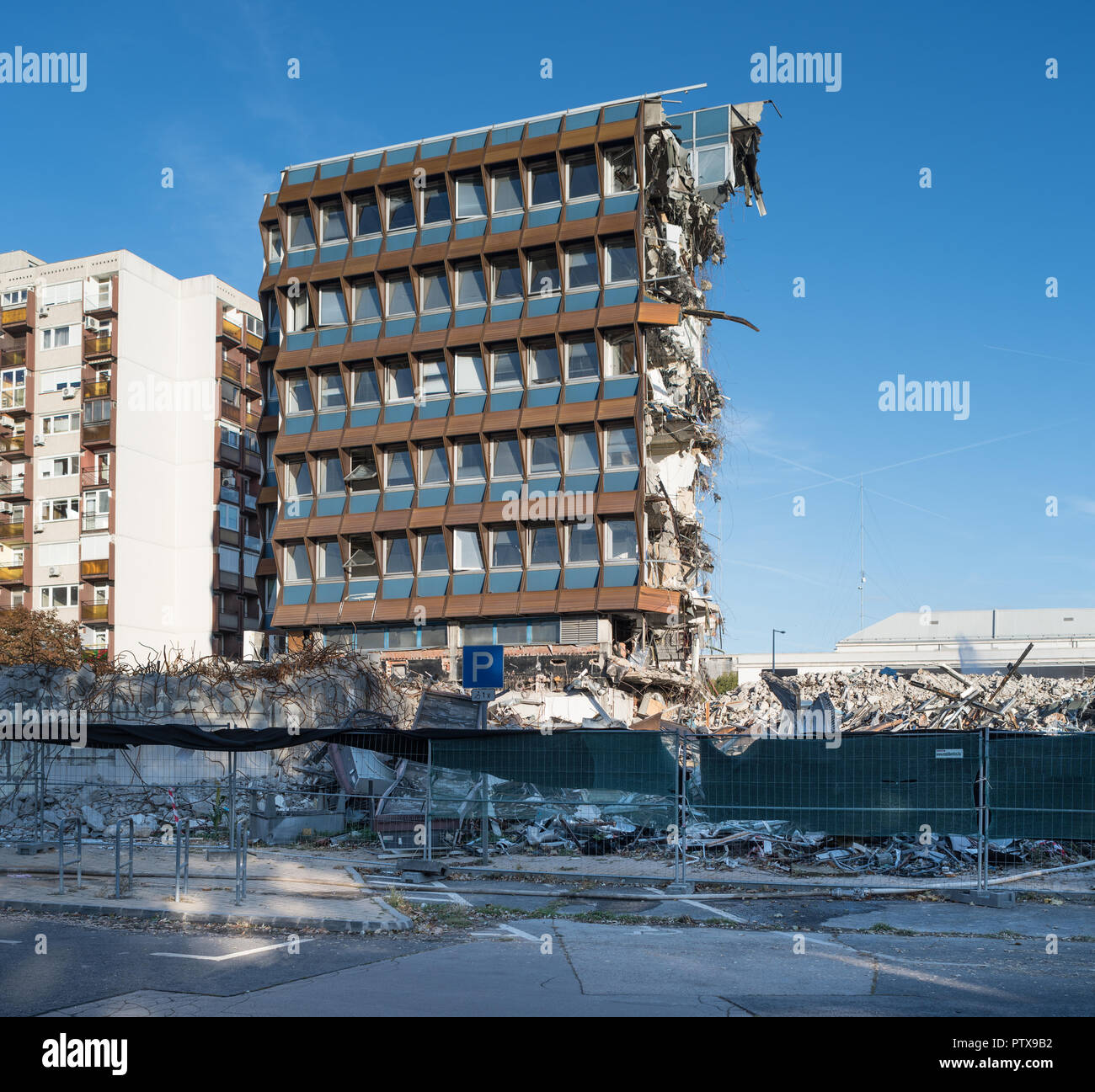 Die K&H Bank Budapest Stockfoto