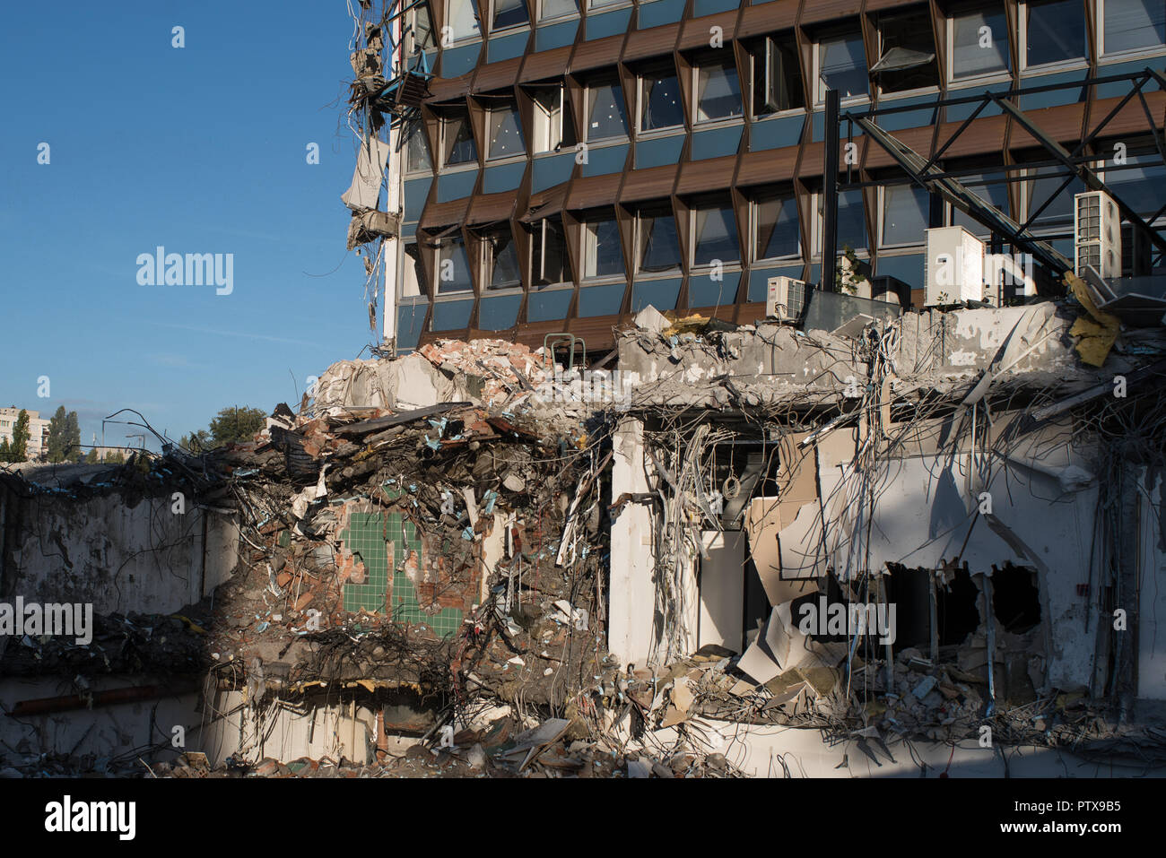 Die K&H Bank Budapest Stockfoto