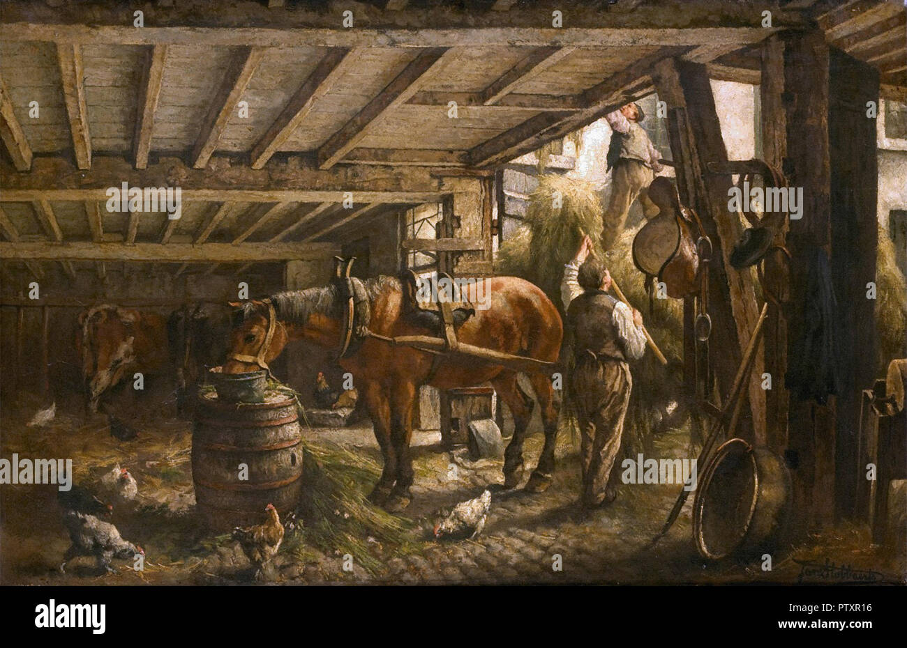 - Het Binnenhalen stobbaerts Jan Van Het Hooi Stockfoto