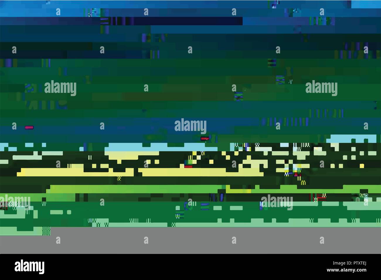 Glitch Abstrakt Hintergrund Stock Vektor