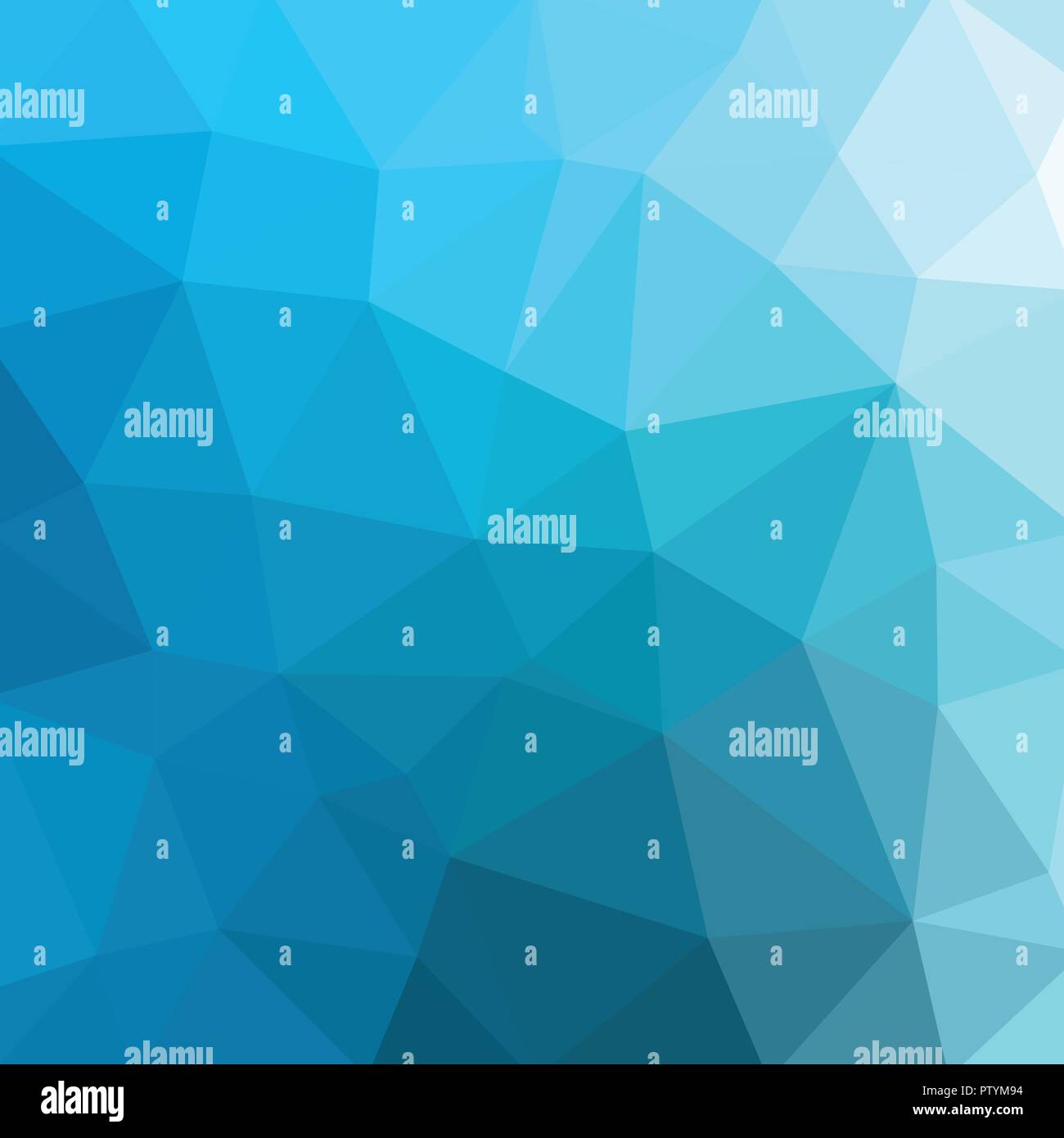 Low Poly abstrakt blau hintergrund, bestehend aus Dreiecken. Vector Art. Stock Vektor