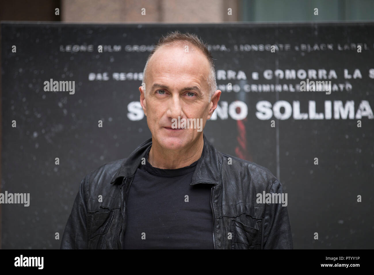 Regisseur Stefano sollima dargestellt während der fotoauftrag der italienischen Film Soldado Stockfoto