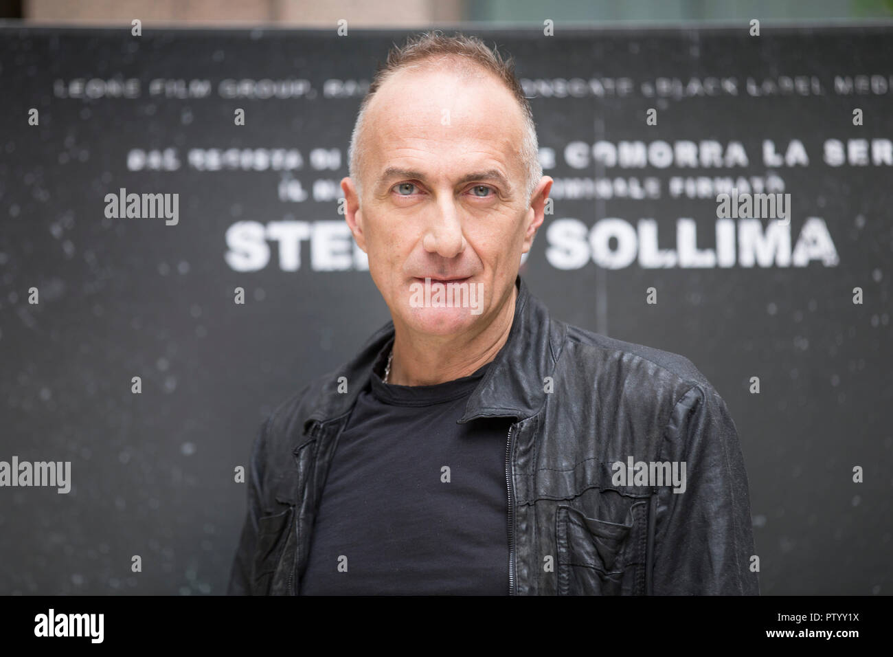Regisseur Stefano sollima dargestellt während der fotoauftrag der italienischen Film Soldado Stockfoto