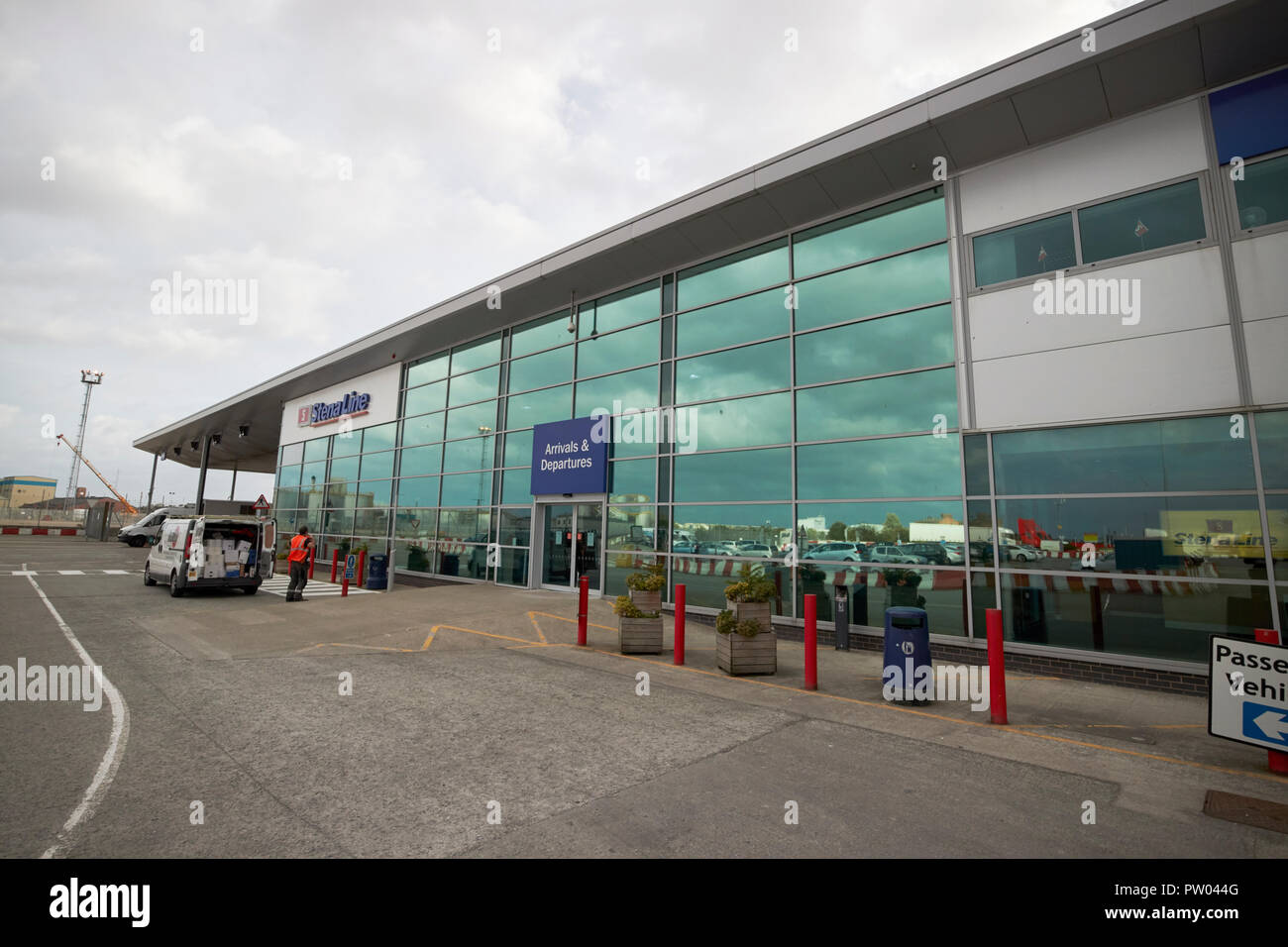 Passenger Terminal an der Irischen See Stena Line Terminal in Liverpool Birkenhead Stockfoto