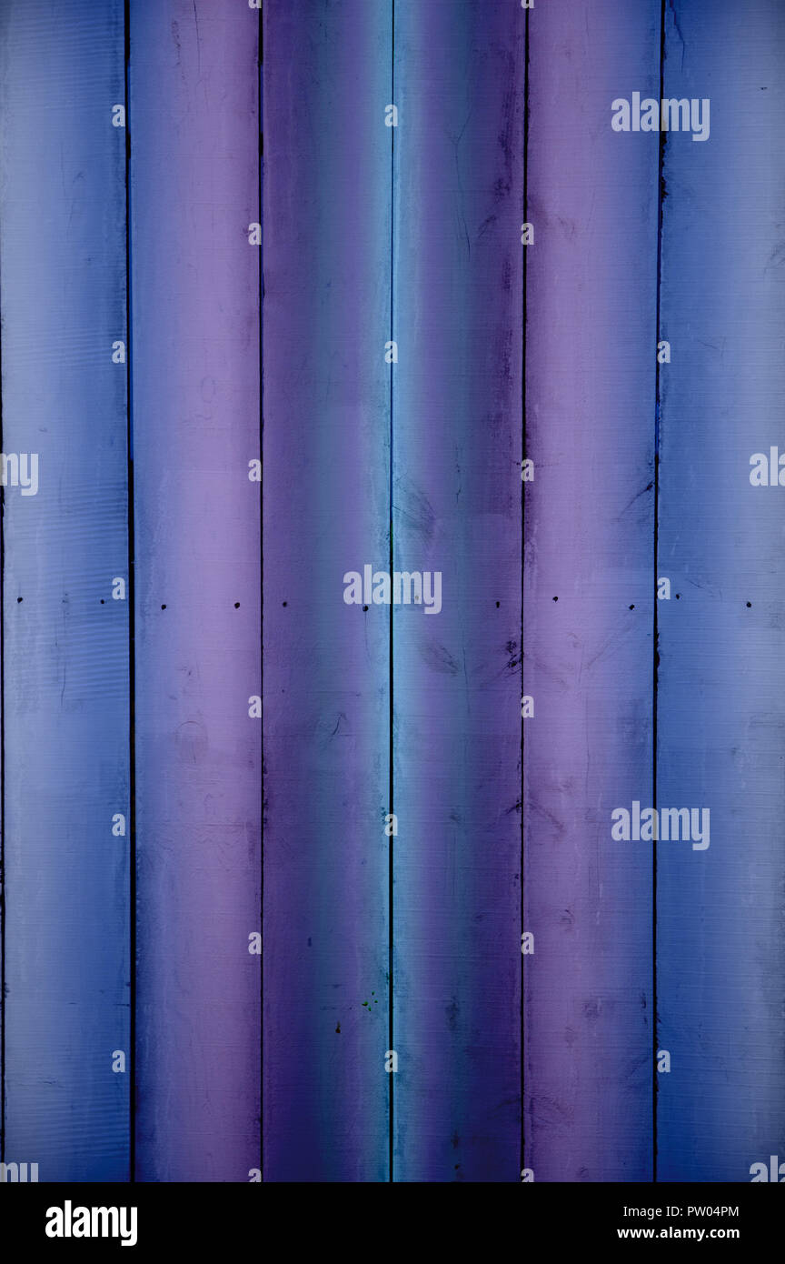 Mehrfarbige Zaun oder Plank Hintergrund Stockfoto