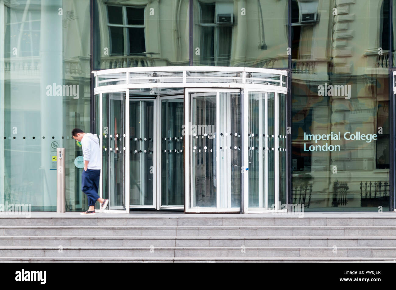 Imperial College London in die Exhibition Road, South Kensington Stockfoto