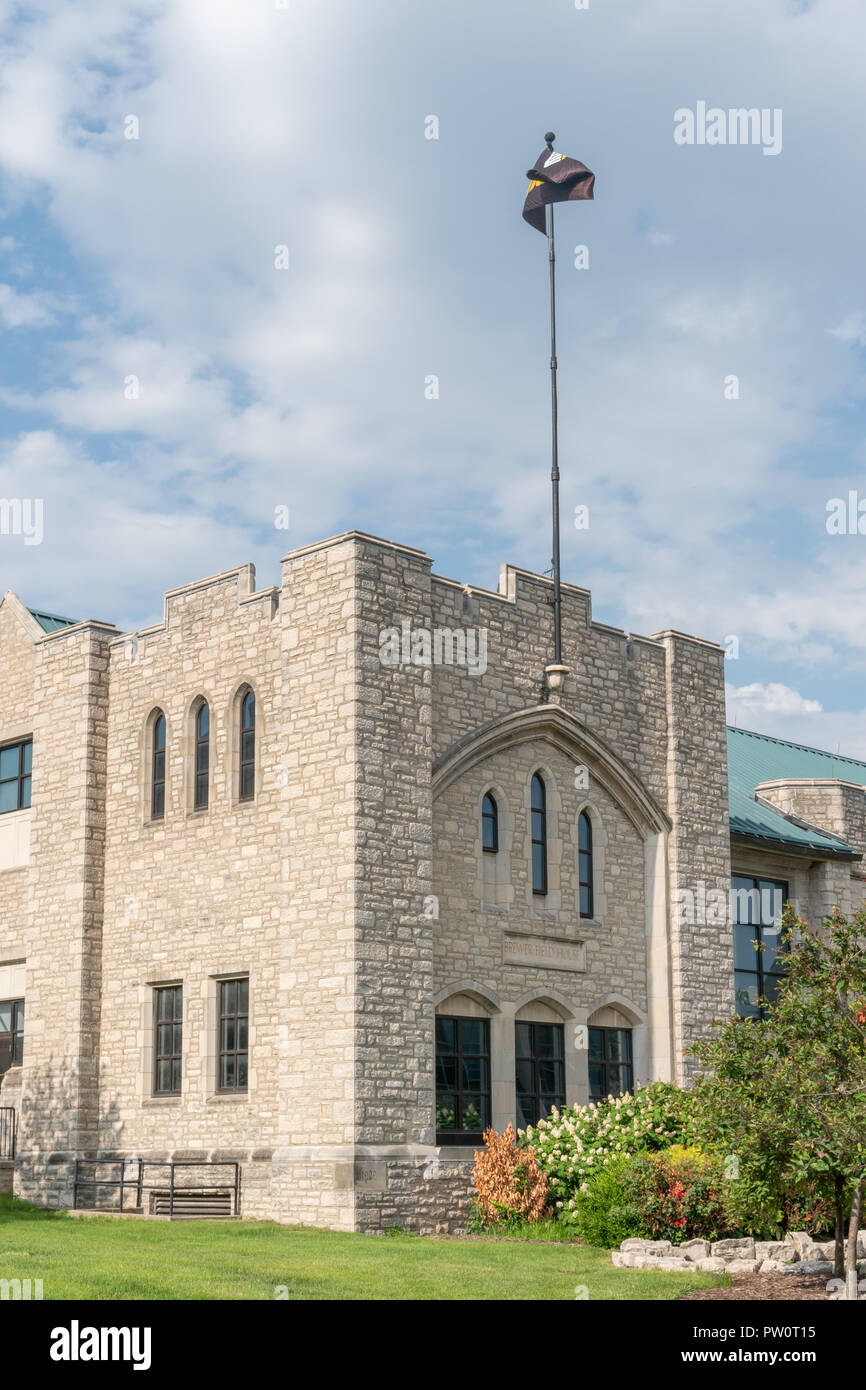 COLUMBIA, MO/USA - Juni 9, 2018: Brewer Field House auf dem Campus der Universität von Missouri. Stockfoto