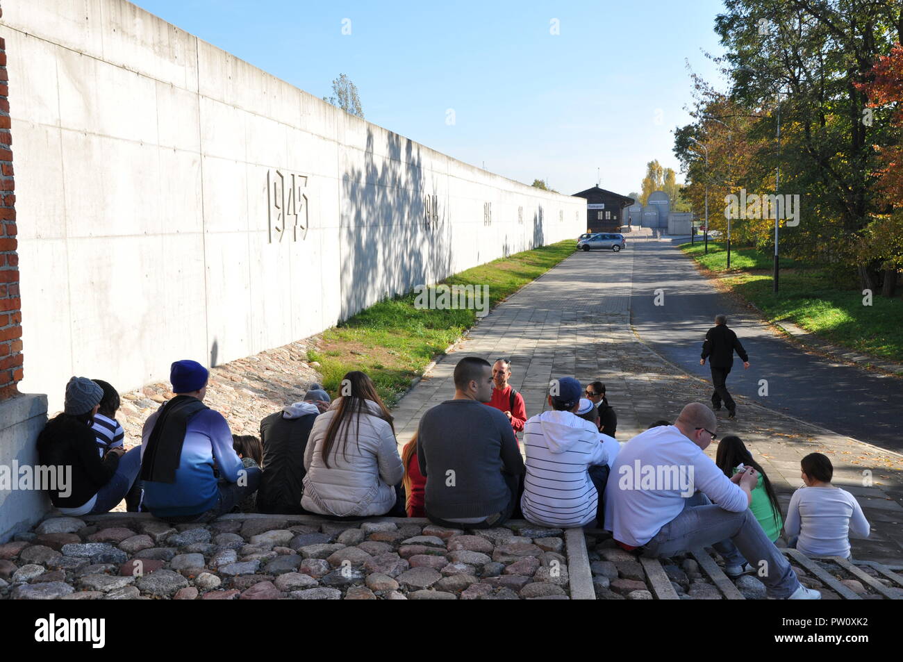 Die Lodz jüdischer Friedhof - 10.2012 Stockfoto