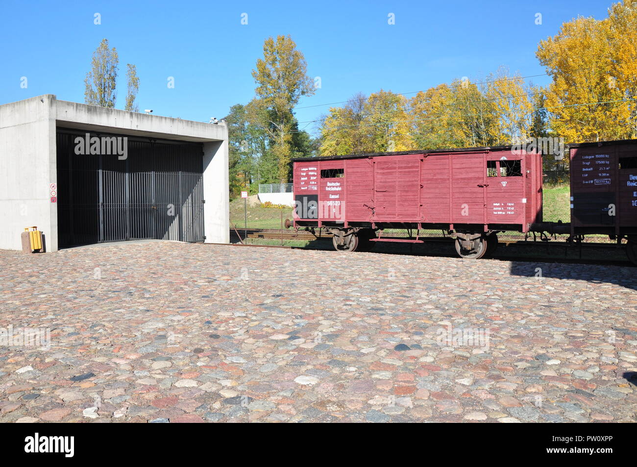 Die Lodz jüdischer Friedhof - 10.2012 Stockfoto