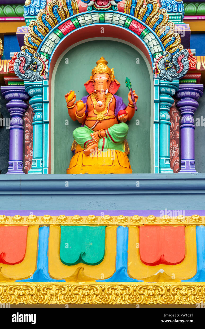 Ganesha Skulptur, Hindu Tempel, Batu Höhlen, Selangor, Kuala Lumpur, Malaysia Stockfoto