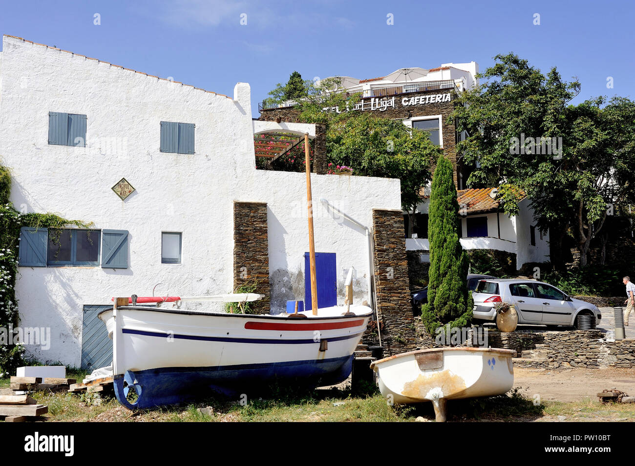 Hotel lligat in Cadaques neben Salvador Dali's House Stockfoto