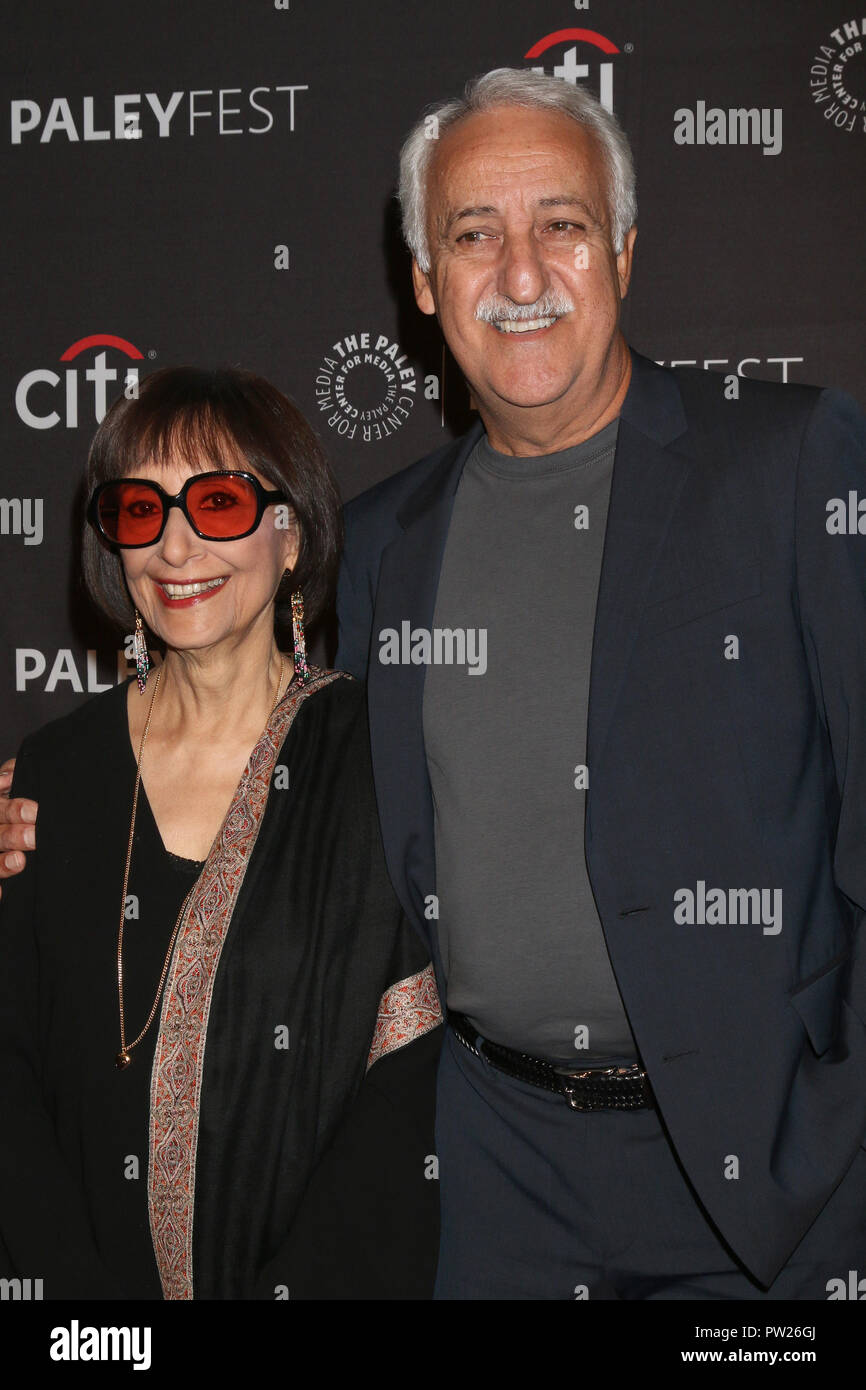 2018 PaleyFest Fallen TV Vorschau - NBC am Paley Center für Medien am 10. September 2018 in Beverly Hills, CA bietet: Madhur Jaffrey, Brian George, Wo: Beverly Hills, Kalifornien, USA, wenn: 10 Sep 2018 Credit: Nicky Nelson/WENN.com Stockfoto