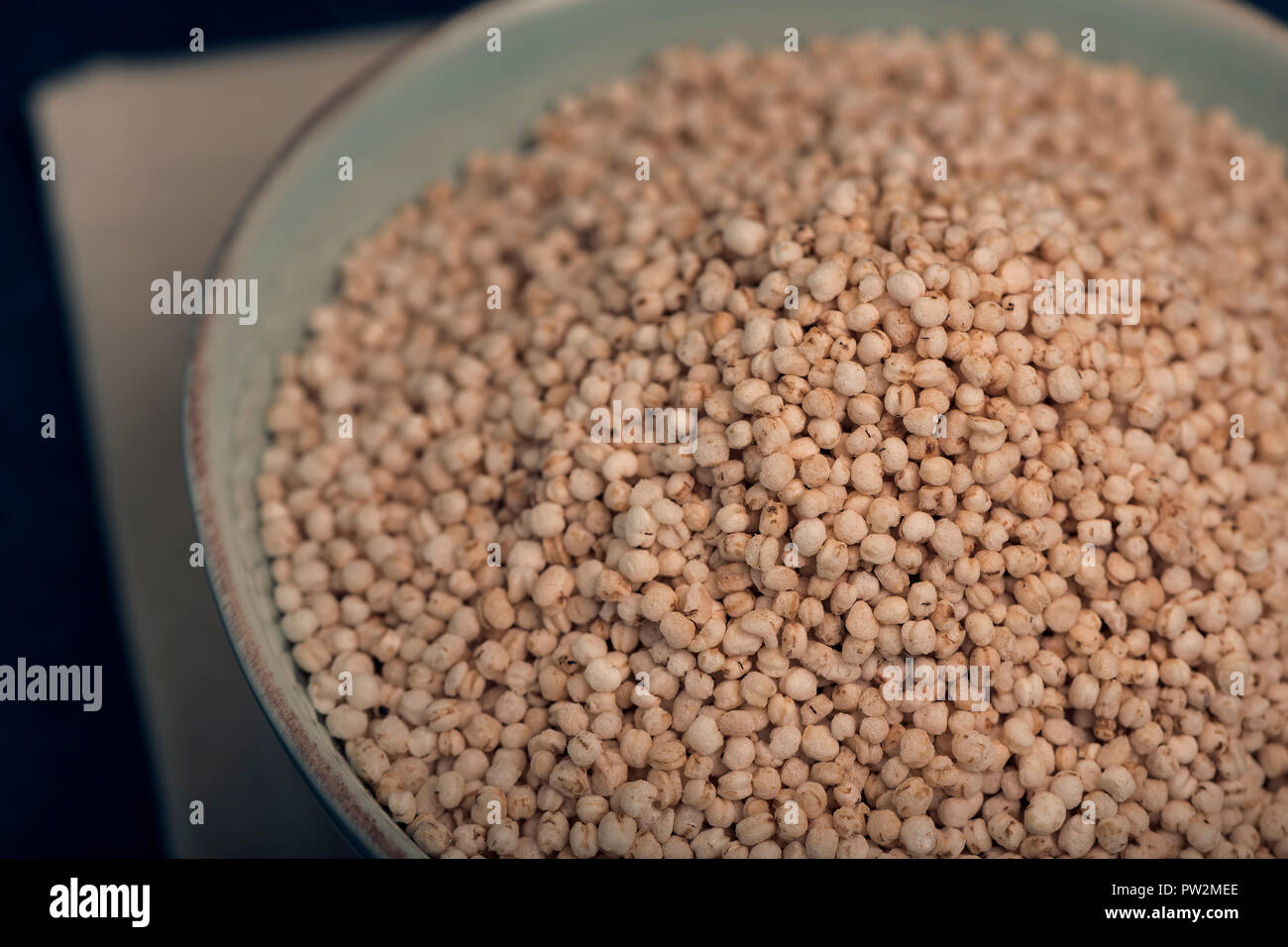 Lecker und gesund Quinoa Pop. Stockfoto