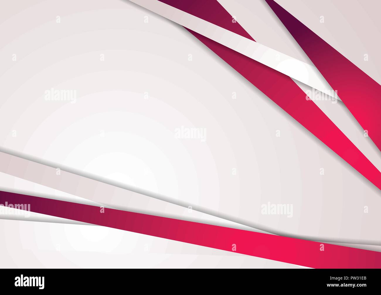 Abstrakte rosa Streifen Corporate Art Hintergrund. Helle Vector Graphic Design Broschüre Stock Vektor