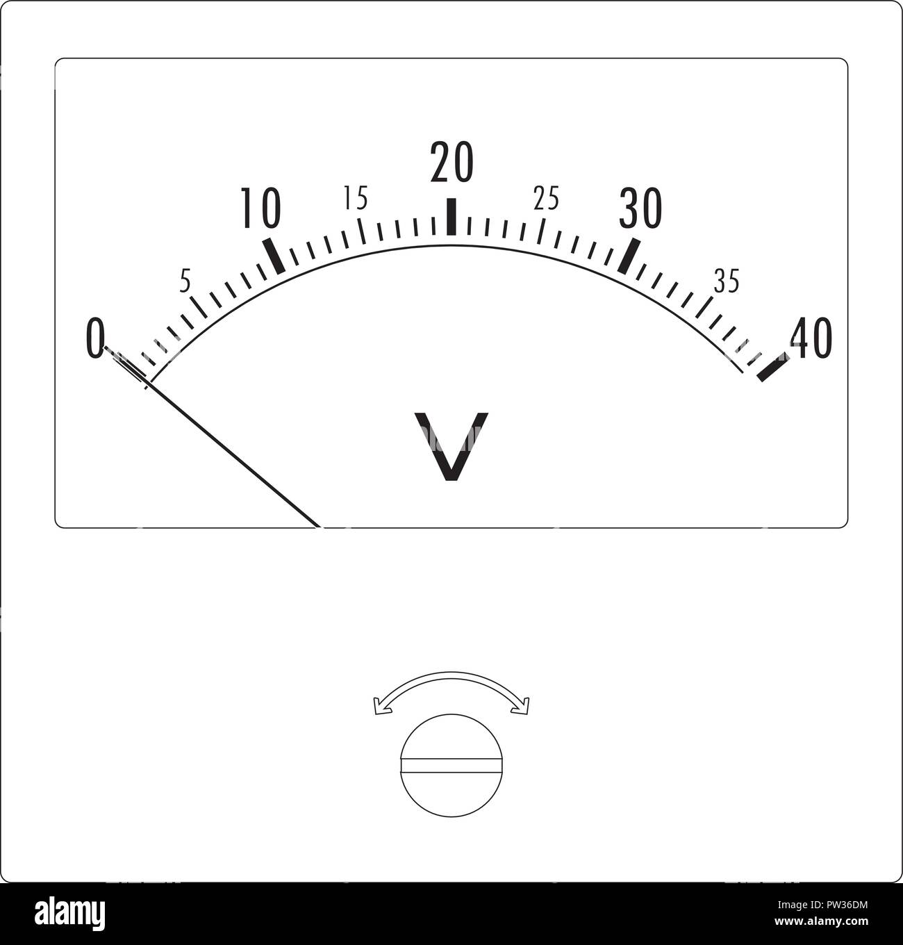 Vektor voltmeter Stockfotos und bilder Kaufen Alamy