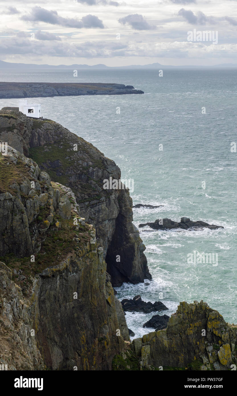 Ellins Turm in der Nähe von South Stack auf Anglesey Stockfoto
