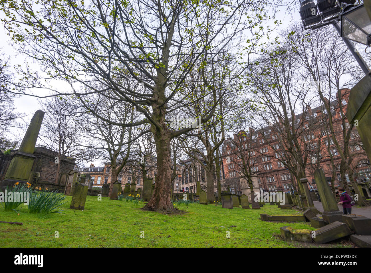 Greyfriars Friedhof, Edinburgh, Schottland, Vereinigtes Königreich Stockfoto