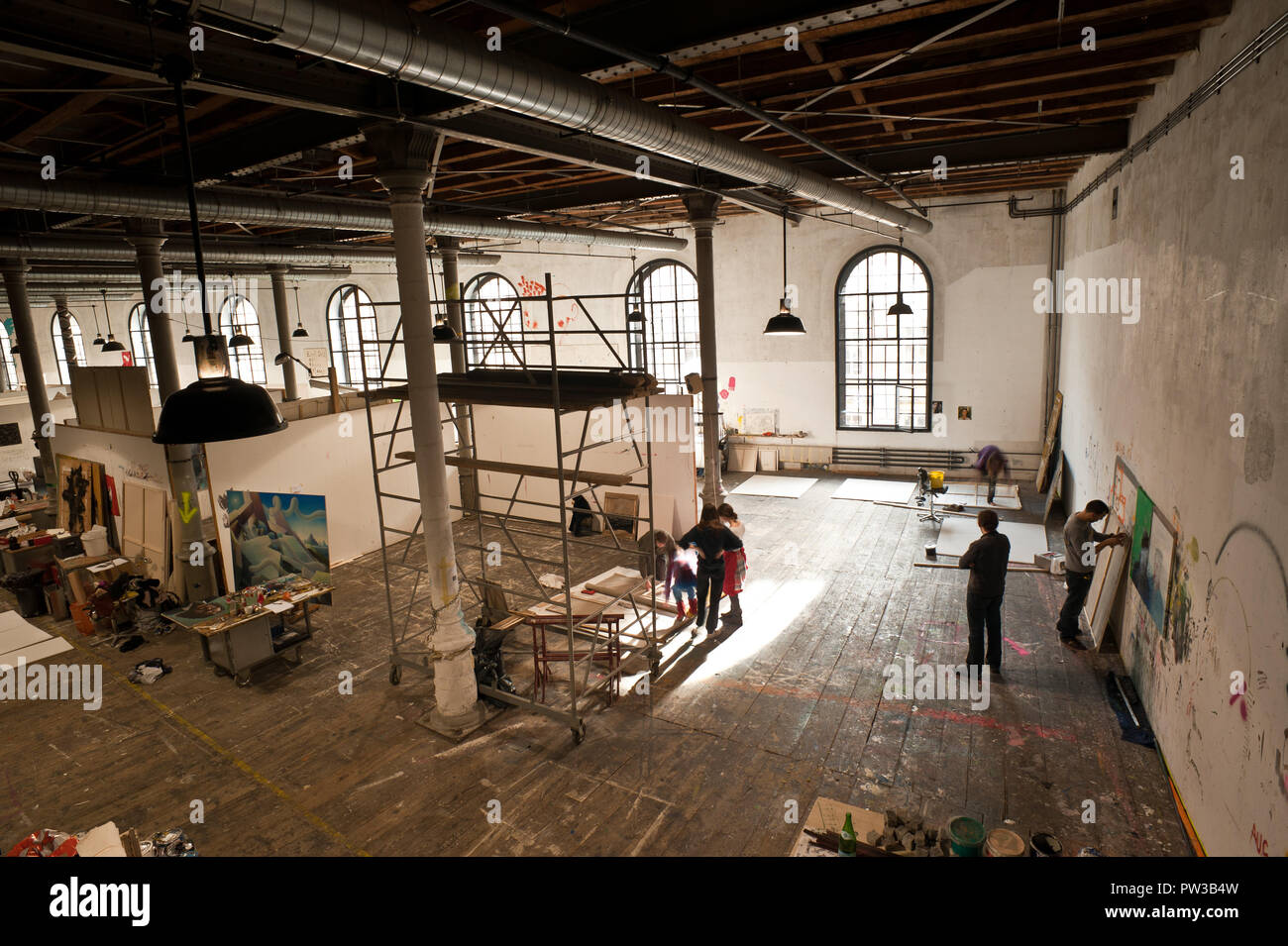 Wien, Semper-Depot, früheres Kulissendepot", Akademie der Bildenden Künste Stockfoto