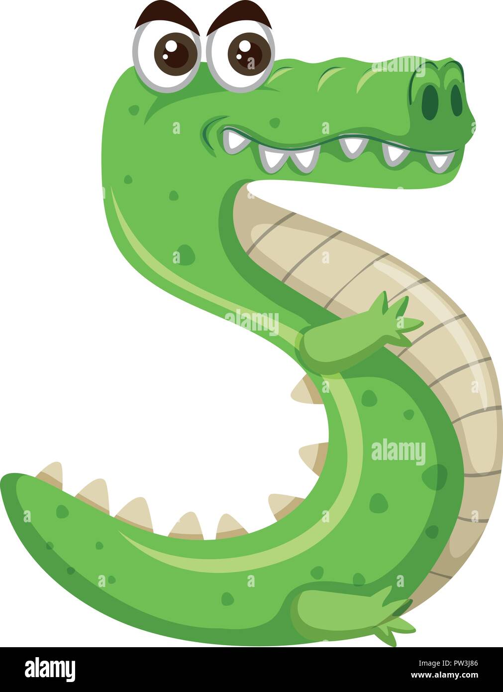 Krokodil cartoon clipart -Fotos und -Bildmaterial in hoher Auflösung ...