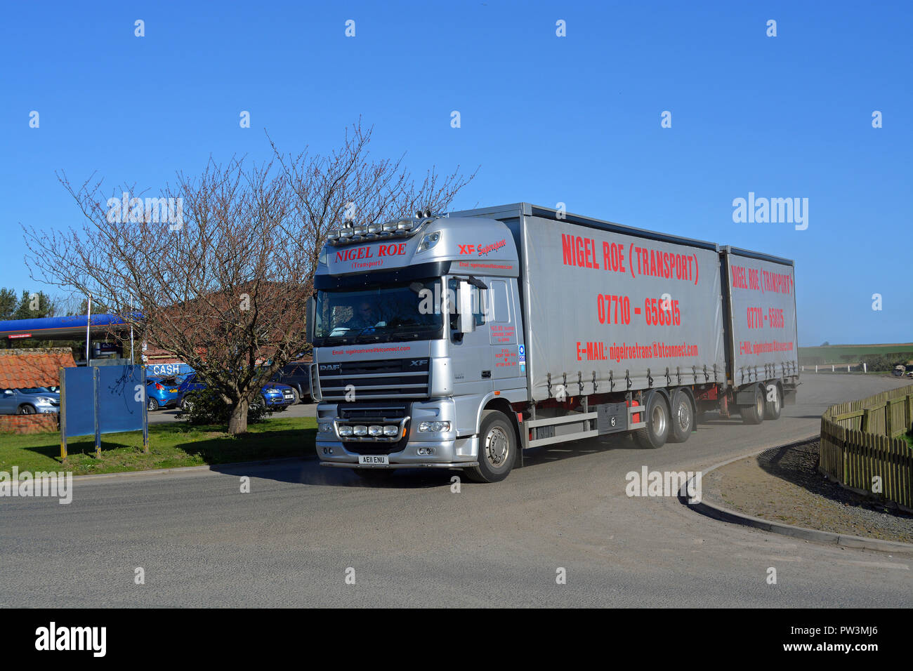 DAF XF Lkw Stockfoto