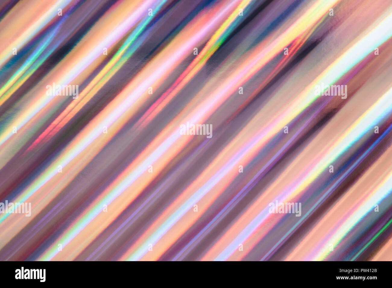 Mehrfarbiger Hintergrund imitieren Hologramm. Stockfoto