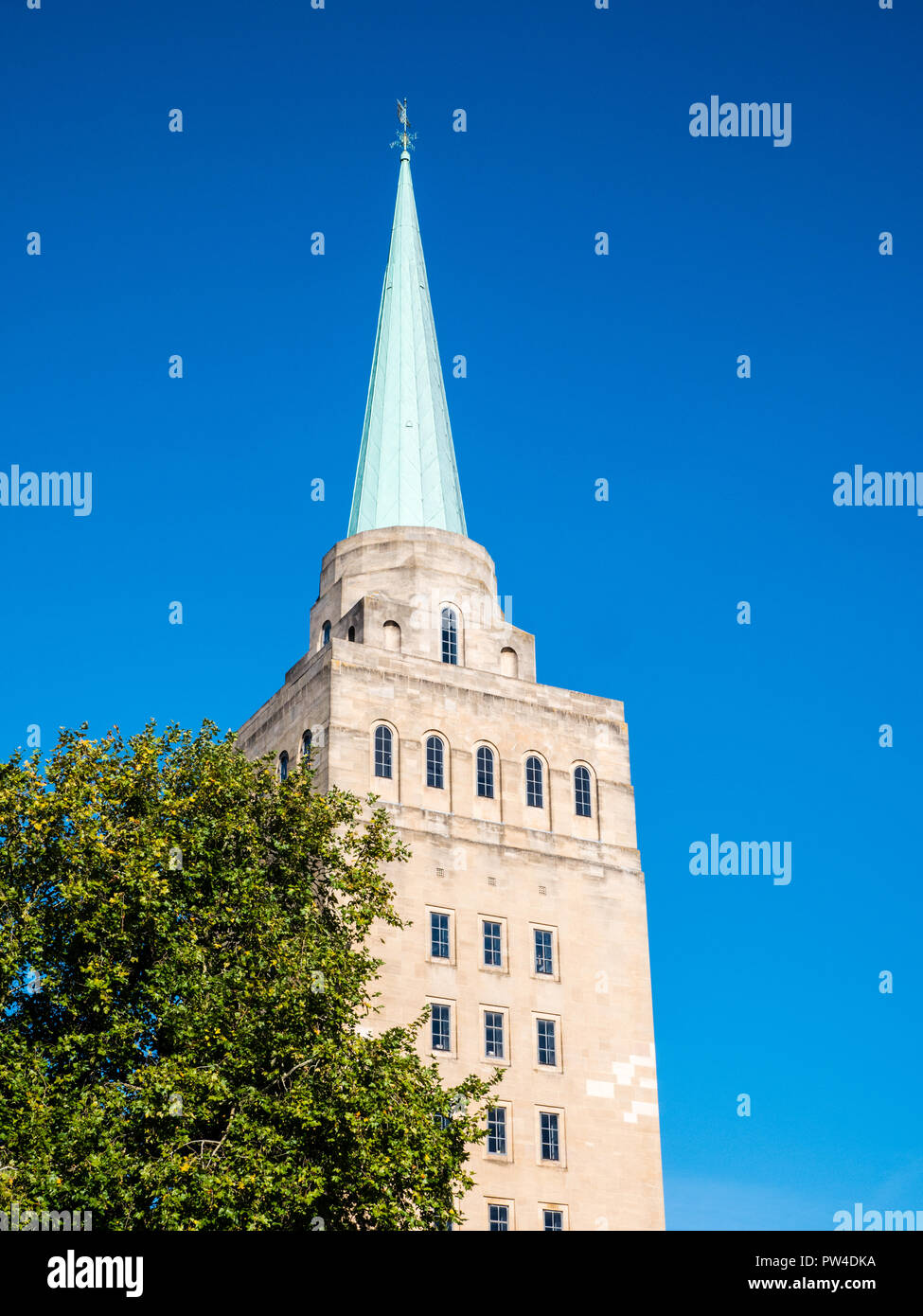 Nuffield College, Bibliothek Turm, Universität Oxford, Oxfordshire, England, UK, GB. Stockfoto