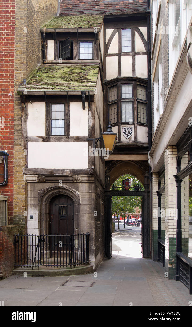 St. Bartholomew's Torhaus, London Stockfoto