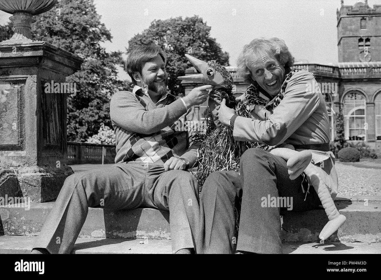 Stange Rumpf und der Wwu und Richard Bridgeman, 7th Earl von Bradford, Weston Park, 14. Juni 1984 Stockfoto