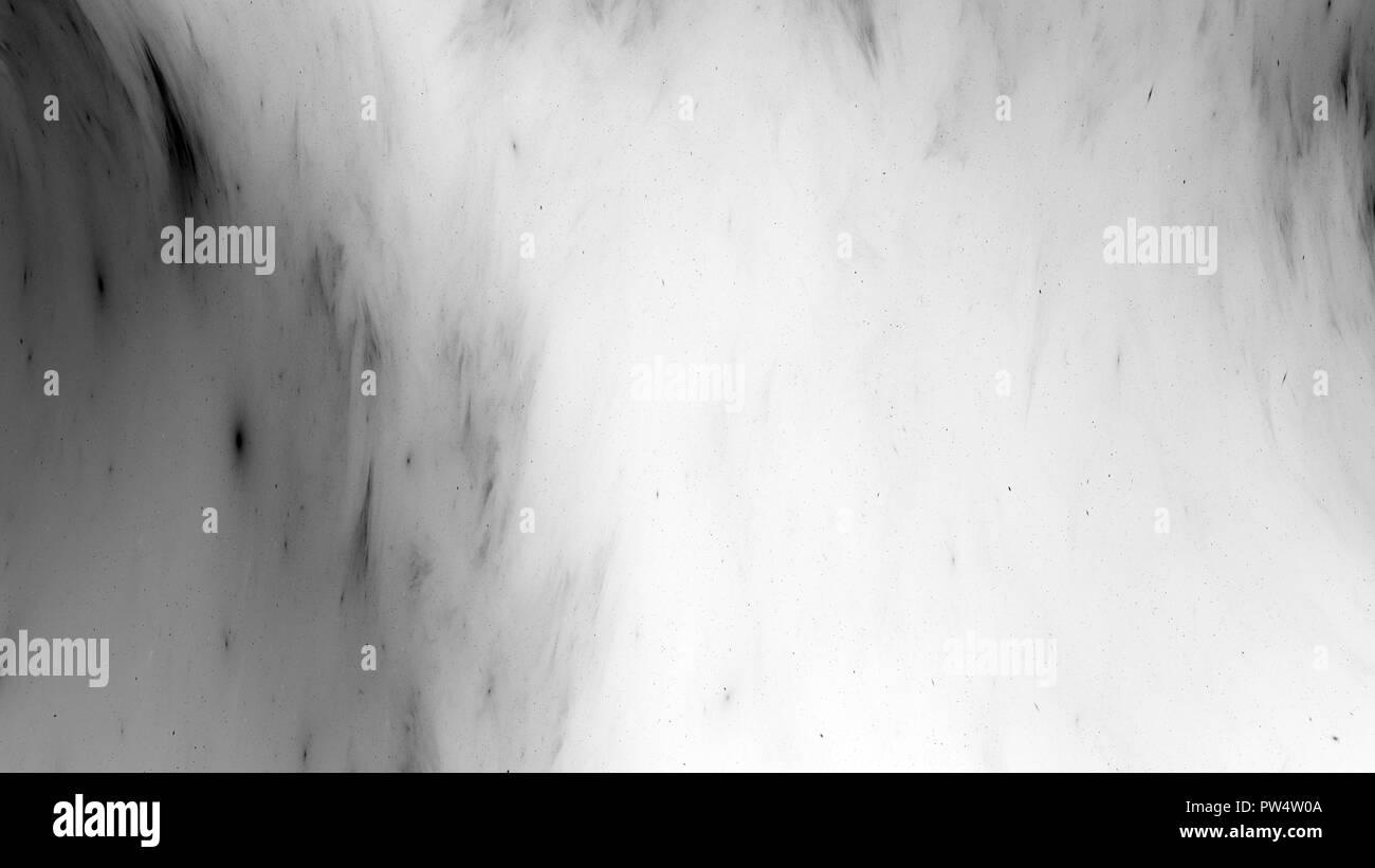 Leuchtende Sternenhimmel nebula Sky, invertiert Schwarzweiß-Effekt, Computer generiert abstrakte Intensität Karte, 3D-Rendering Stockfoto