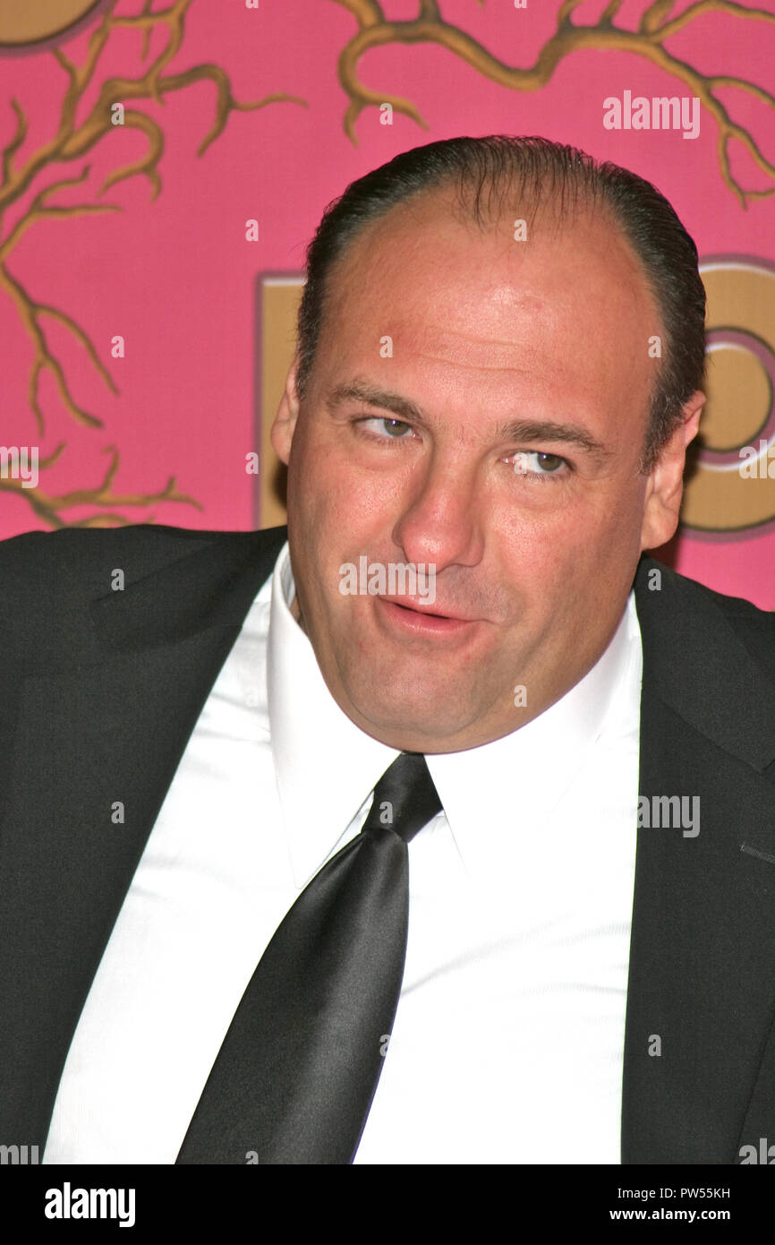 James Gandolfini 08/27/06 HBO POST EMMY PARTY IM ANSCHLUSS AN DIE 58. jährlichen Primetime Emmy Awards @ Die Plaza an der Pacific Design Center, West Hollywood Foto von Jun Matsuda/HNW/PictureLux Datei Referenz # 33683 418 HNWPLX Stockfoto