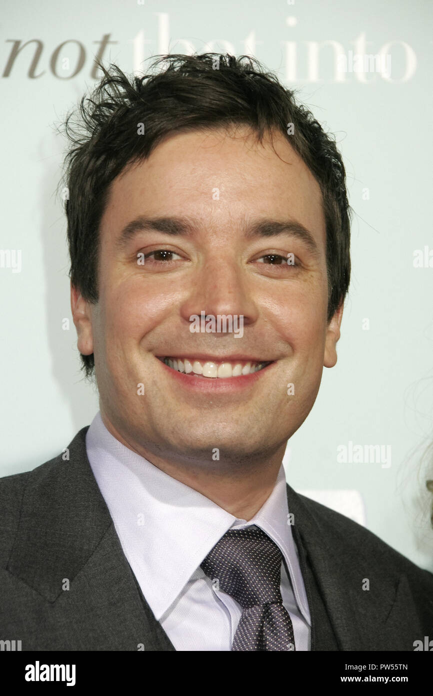 Jimmy Fallon 02/02/09'er ist gerade nicht das in Sie 'Premiere @ Grauman's Chinese Theater, Hollywood Foto von Ima Kuroda/HNW/PictureLux Datei Referenz # 33683 506 HNWPLX Stockfoto
