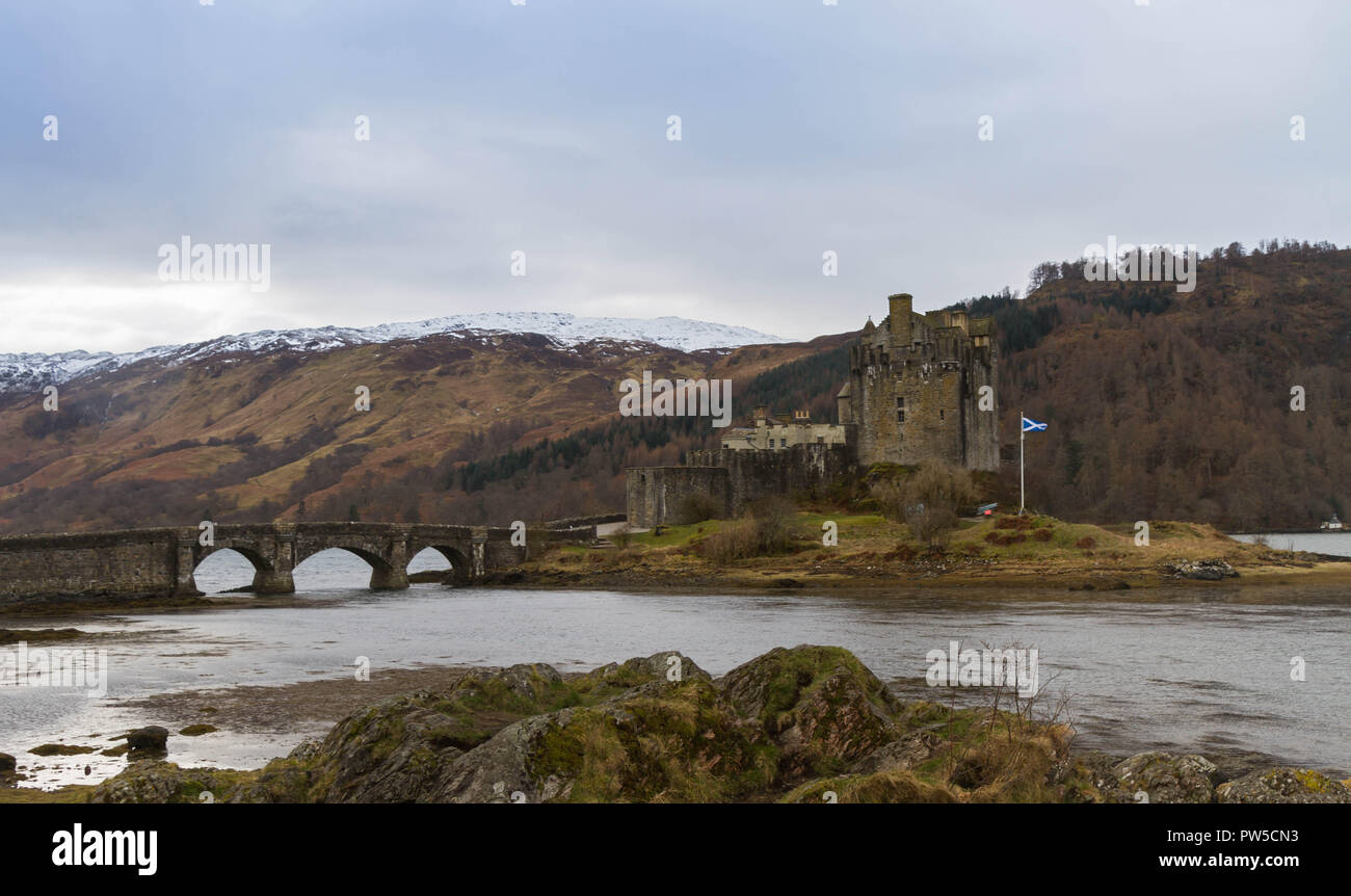 Eilean Donan Castle, Schottland Highlands Stockfoto