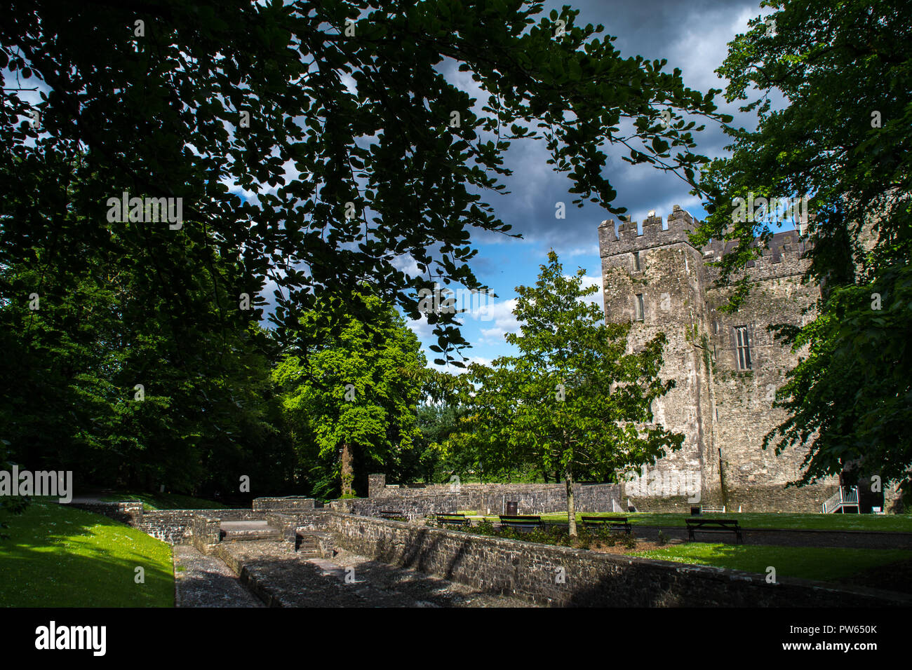 Schloss in Irland Stockfoto