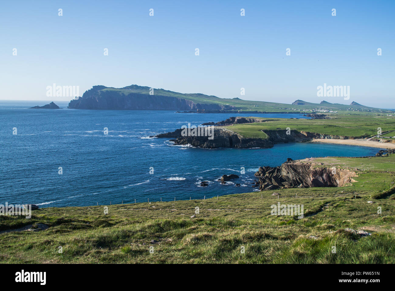 Beatufil Landschaft in Irland Stockfoto