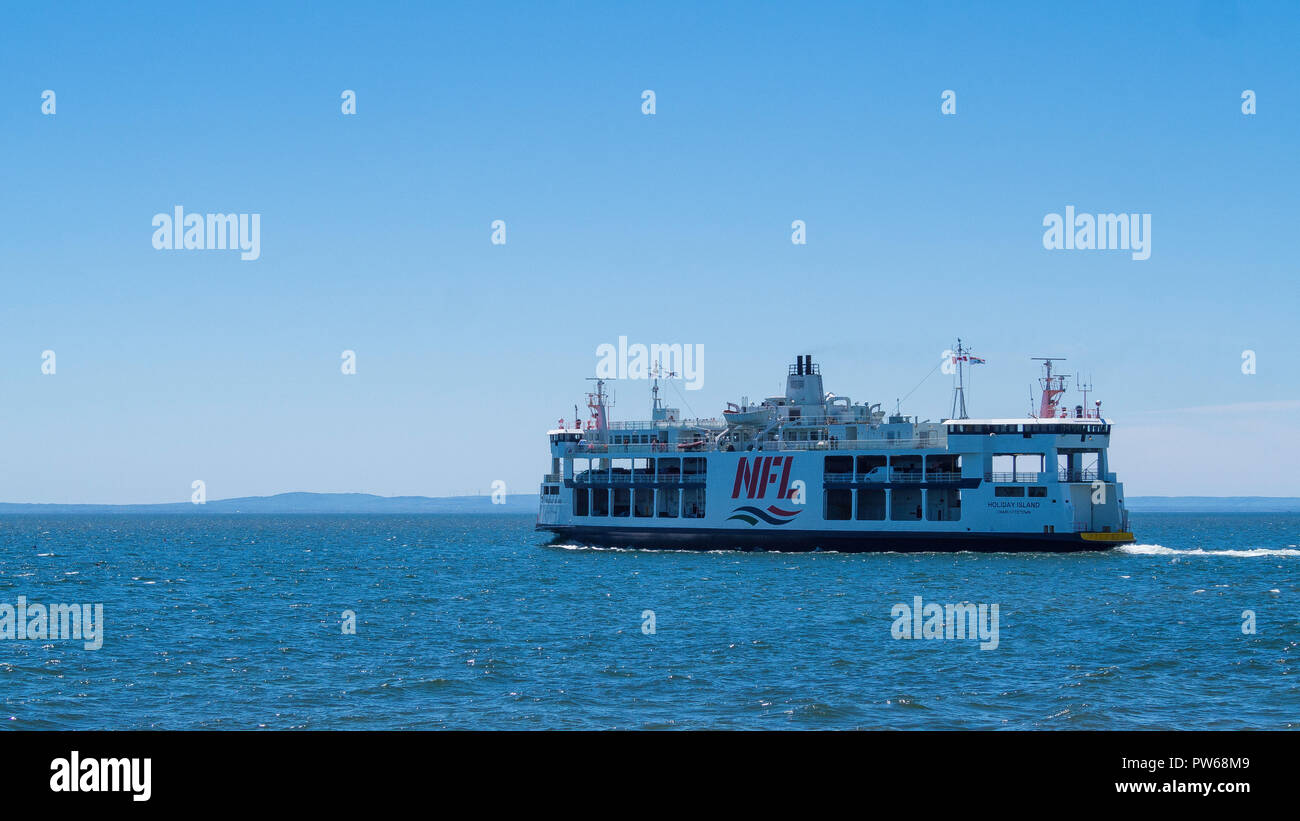 Ein NFL Fähre überqueren der Northumberland Strait von PEI in Nova Scotia Stockfoto