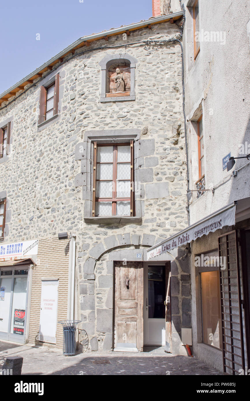 Alte Gebäude St Mehl Frankreich Stockfoto
