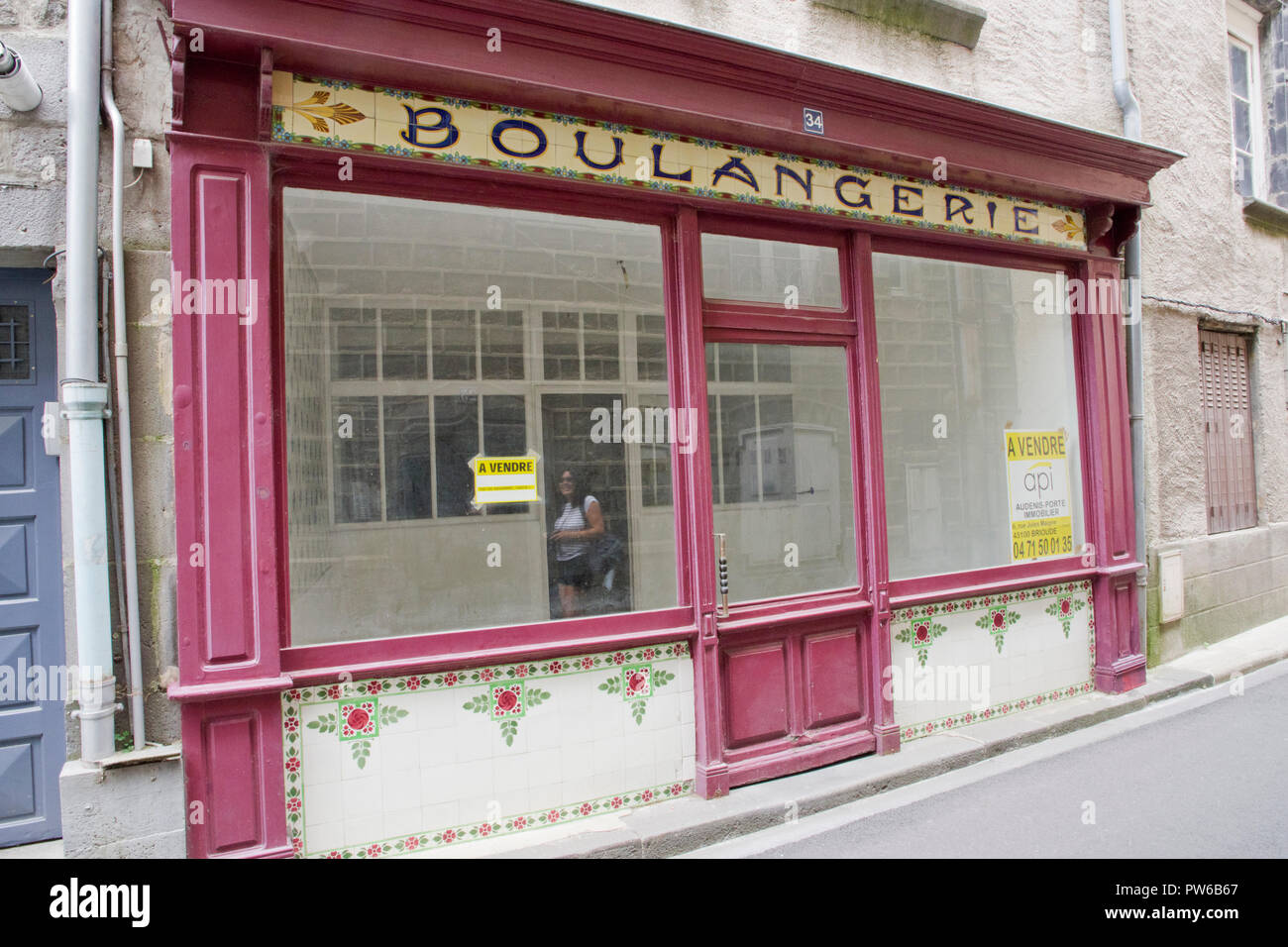 Freie Boulangerie St Mehl Frankreich Stockfoto