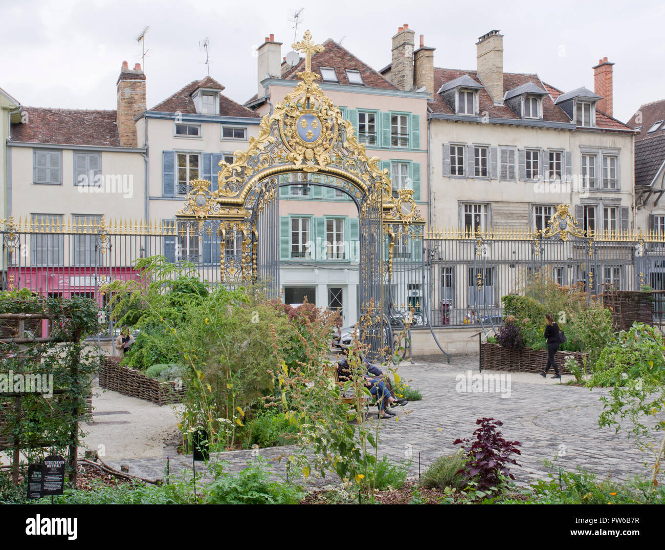 Hôtel-Dieu-Le-Comte forcourt Stockfoto