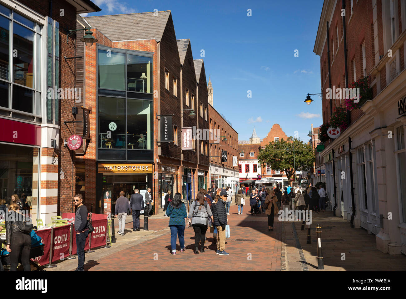 UK, Kent, Canterbury, Whitefriars Einkaufszentrum, Whitefriars Straße, Geschäfte Stockfoto