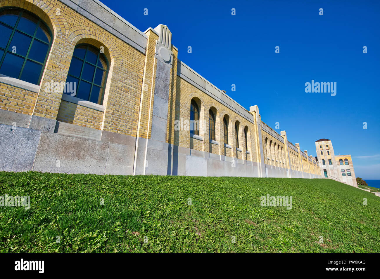 Toronto, R.C. Harris Wasseraufbereitung und Filteranlage Stockfoto