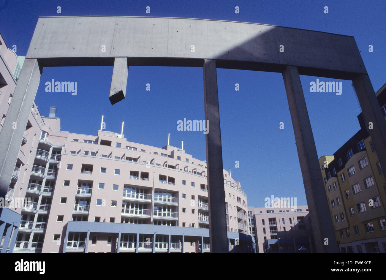 Wien, Wohnbau, 1980er Jahre Stockfoto