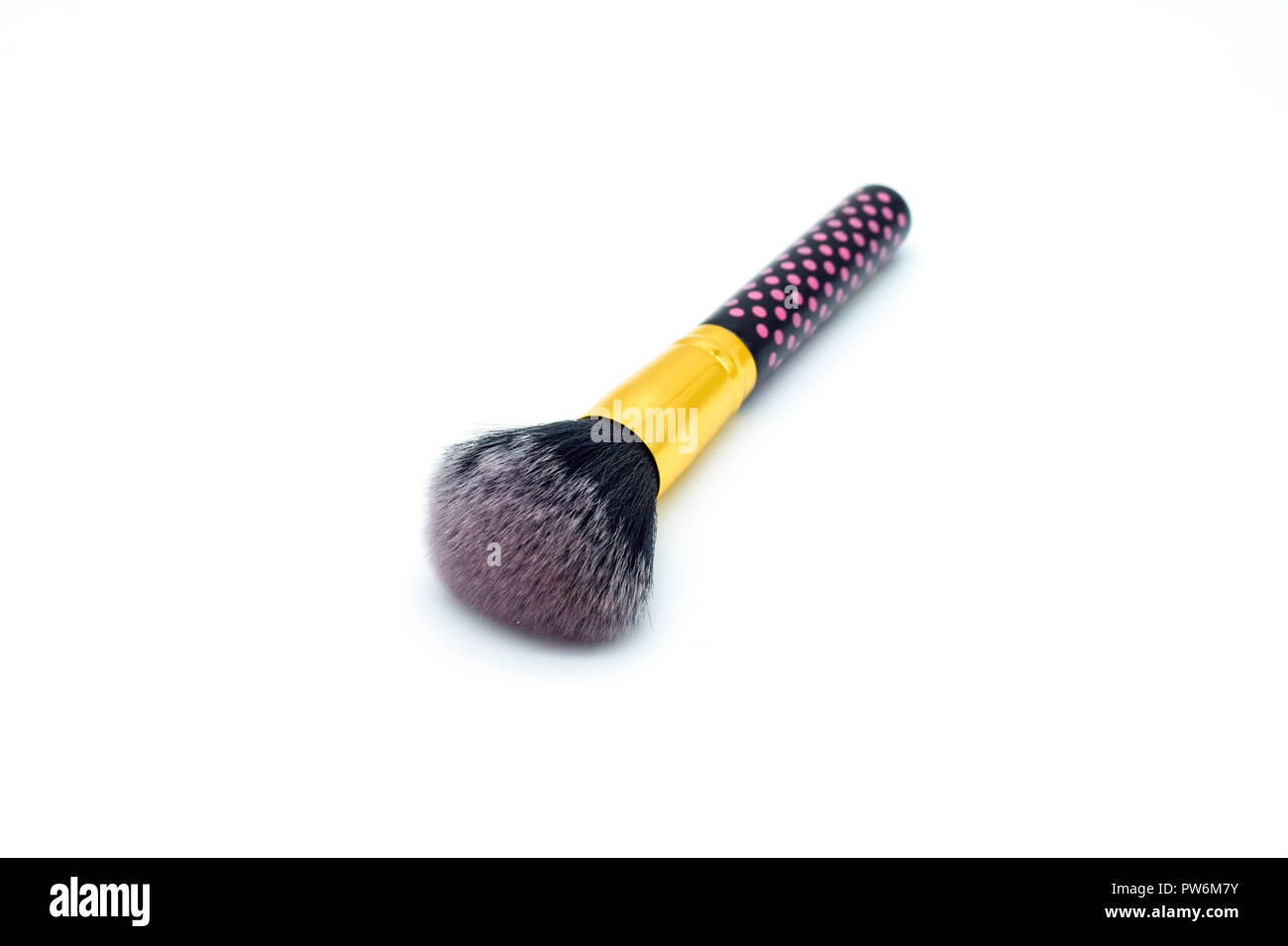Make-up Pinsel isoliert auf weißem Hintergrund Stockfoto