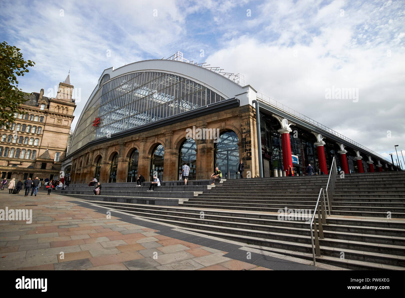 Lime Street Station Liverpool Merseyside England Großbritannien Stockfoto