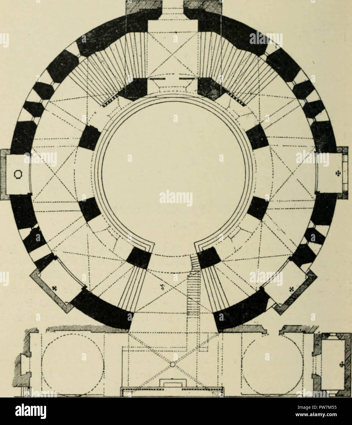 "Eine Geschichte der Architektur in Italien aus der Zeit von Konstantin bis zum Beginn der Renaissance" (1901) Stockfoto