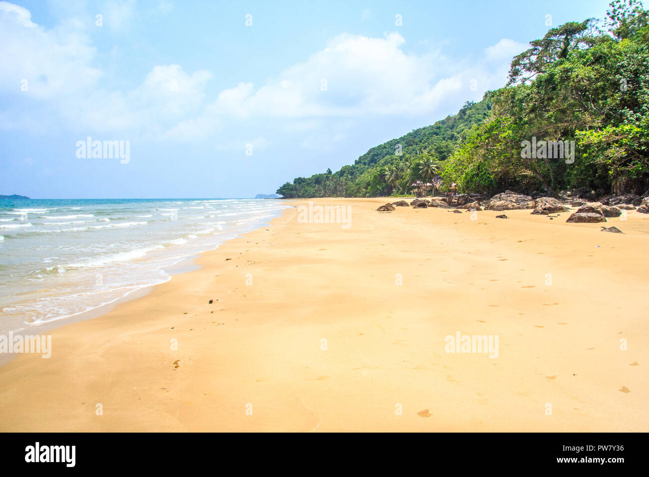 Sai Ri Strand, Chumphon, Thailand Stockfoto