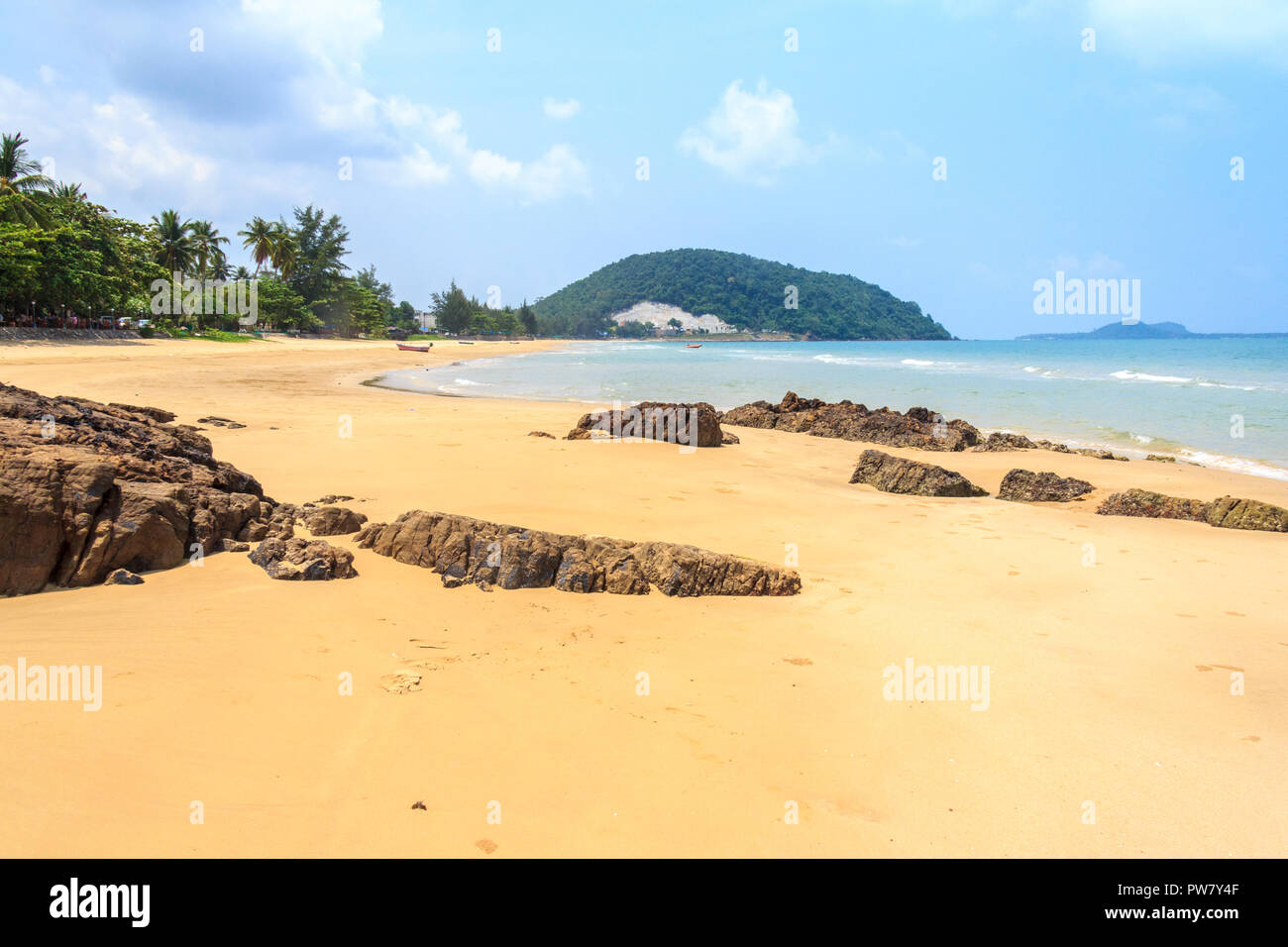 Sai Ri Strand, Chumphon, Thailand Stockfoto