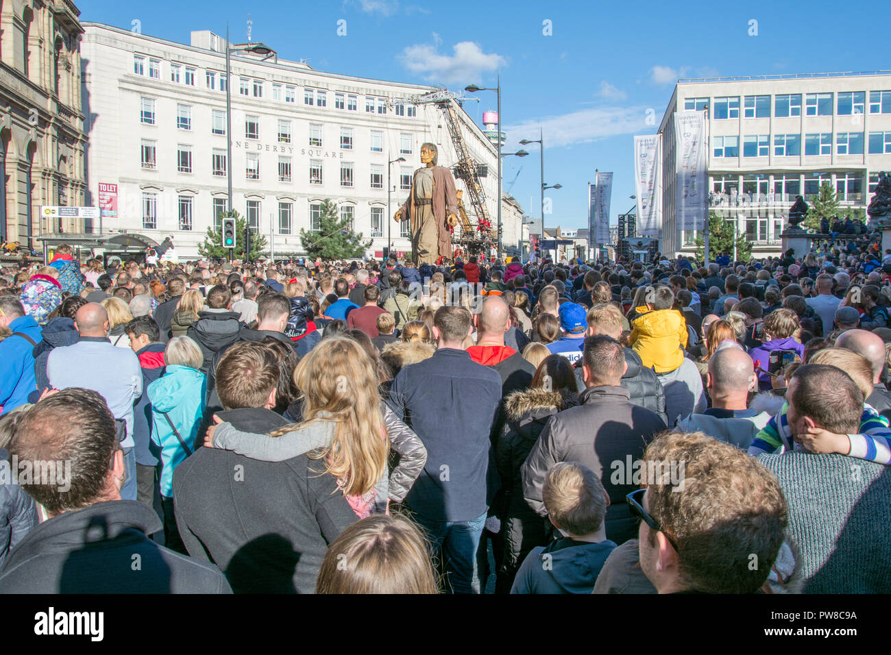 Royal de Luxe - Liverpool Riesen Stockfoto