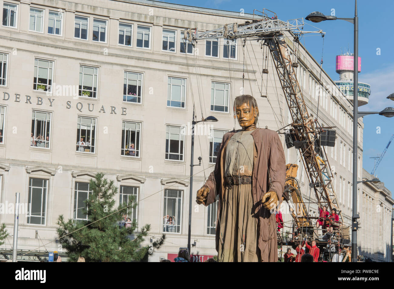 Royal de Luxe - Liverpool Riesen Stockfoto